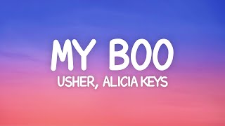 Usher - My Boo (Lyrics) ft. Alicia Keys Resimi