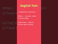 When I ..... my bath, | English test | #shorts #english #test #gk