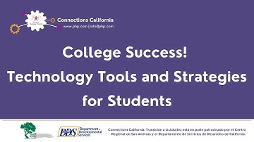 College Success! Technology Tools and Strategies for Students