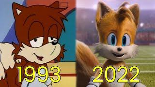 Evolution of Tails in Sonic Movies & TV (19932022)