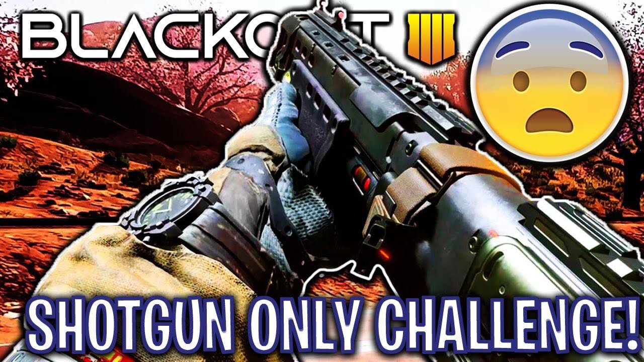 Shotgun Only Challenge in Cod Blackout! (High Kill Solo Game) - YouTube