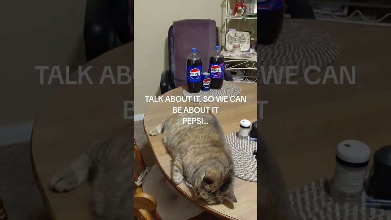 Pepsi  doing it's thing.. TALK ABOUT IT..