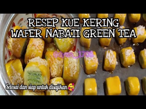 Kue Kering Wafer Nabati Green Tea  S.T.H.A's Cooking 