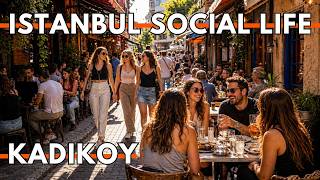 ISTANBUL TURKEY 2026 4K WALKING TOUR | Kadıköy Bar Street, Meyhanes, Cafes &amp; Social Life