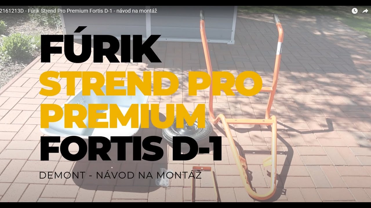 2161213D - Fúrik Strend Pro Premium Fortis D-1 - návod na montáž