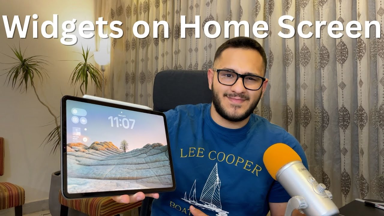 How to add Widgets on iPad Home Screen - YouTube