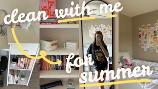 CLEAN WITH ME + my summer plans!