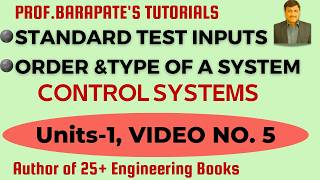 Celebrity Standard test inputs for time domain analysis, Order and type of a system. Profile