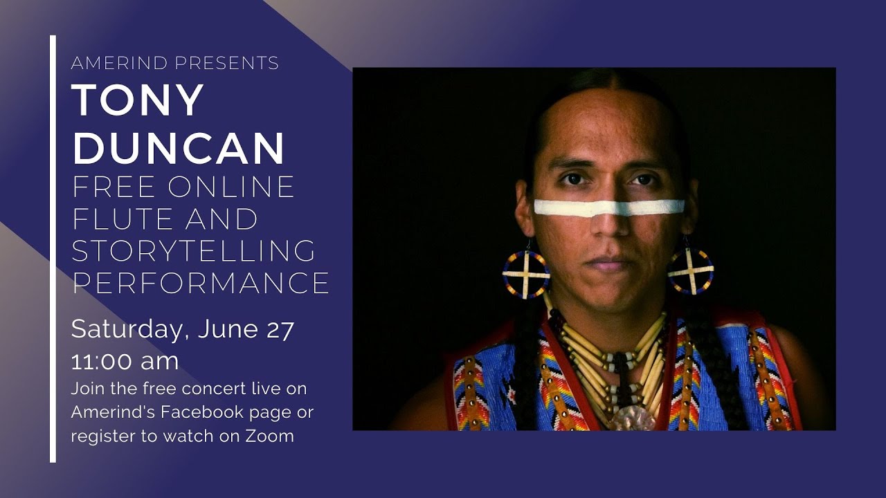 Amerind Online Presentation Flute And Storytelling Performance With 