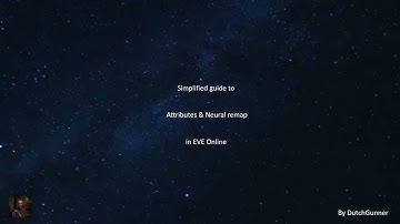 A simplified guide to attributes and neural remaps for EVE Online