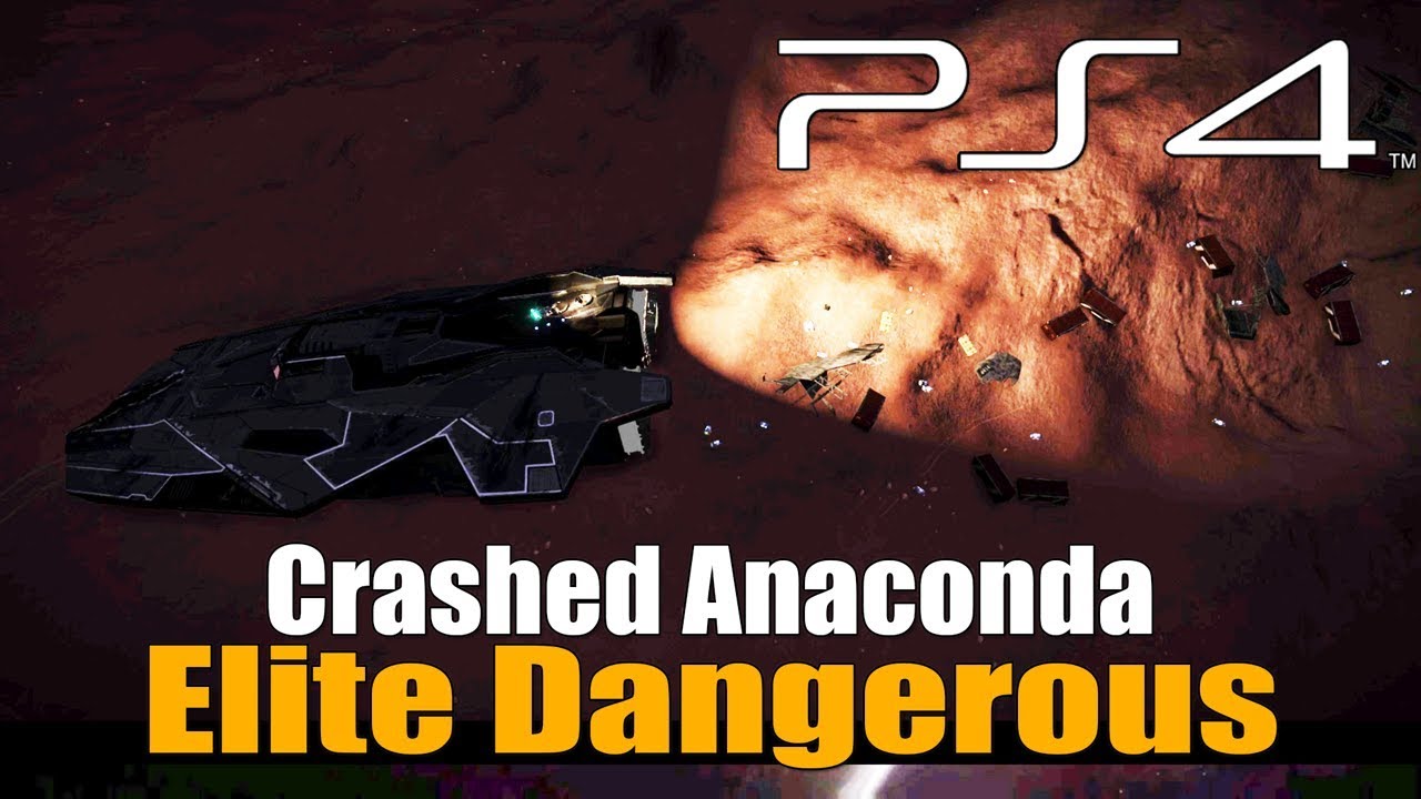 Elite Dangerous Crashed Anaconda / Rare Engineer Materials (Orrere