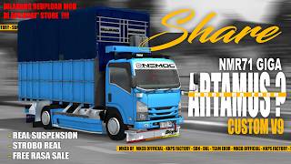 SHAREE!!!! MOD NMR71 GIGA ARTAMUS? (CUSTOM V9) || REAL SUSPENSI || BUSSID MOD INDONESIA SHAREE!!!! MOD NMR71 GIGA ARTAMUS? (CUSTOM V9) || REAL SUSPENSI || BUSSID MOD INDONESIA