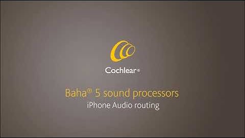 Baha® 5 - Controlling via iPhone