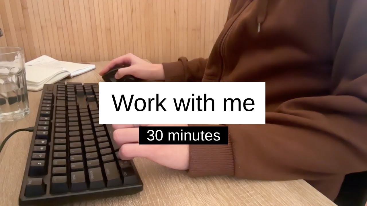 Work With Me for Deep Focus | No Music, No Talking | Keyboard ASMR