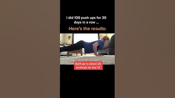 I did 100 pushups a day for 30 days as a female, here’s what happened…💪🏼 #pushups #fitness #gym