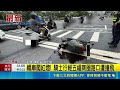 轎車闖紅燈! 騎士行經五福商圈路口遭撞飛 ｜三立新聞LIVE