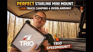 Perfect Starlink Mini Mount for Truck Camping & Overlanding - TRIO Flatmount