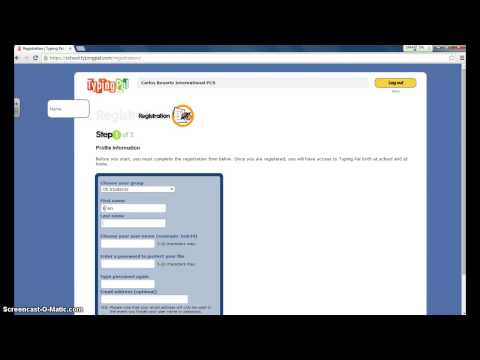 How to create a Typing Pal account
