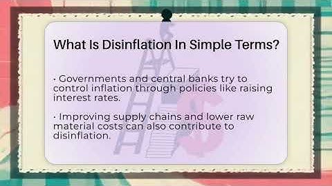 What Is Disinflation In Simple Terms? - Inflation Insight Channel