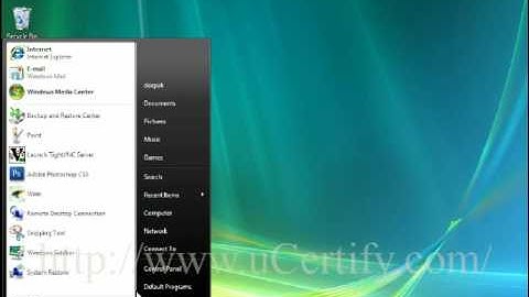 How to change the default printer in Microsoft Windows Vista -uCertify