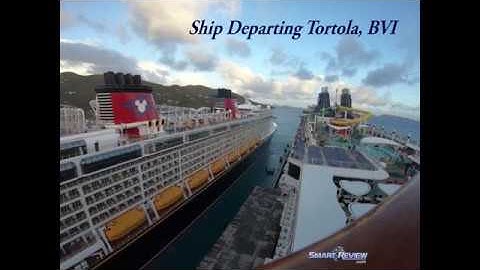 GoPro Hero 7 Black | Time Warp Video 2.7K Time Lapse Demo | Cruise Ship Pulling out of Harbor