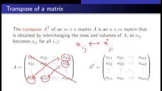 Computer Graphics 2013, Lect. 4(1) - Matrices and determinants
