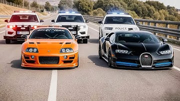 The Best of Supercars Escape from Police - BeamNG.Drive