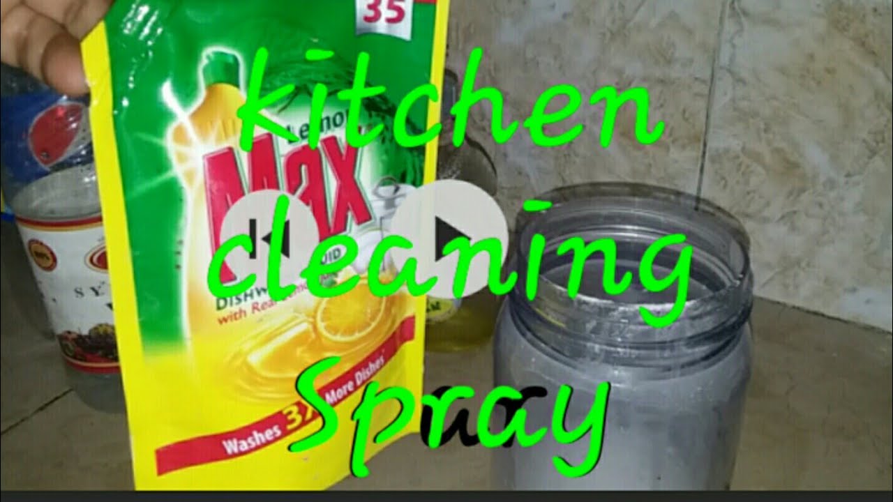 Kitchen cleaning Spray 🍀🌳 YouTube