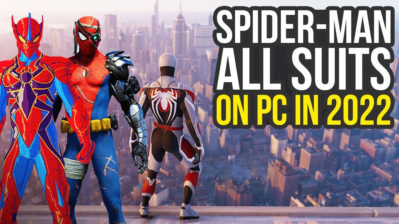 Spider Man Remastered PC All Suits & Impressions (Spiderman PC