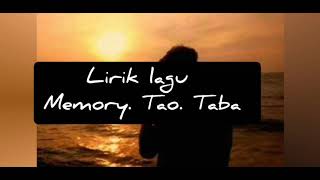 Lirik lagu  ((. memory taoToba.)) CPT  jonar Situmorang