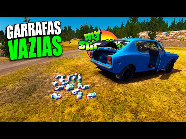 FUI COM SATSUMA BUSCAR AS GARRAFAS NO LIXÃO MY SUMMER CAR BRASIL