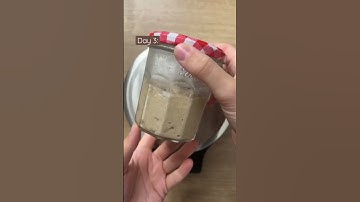 Making sourdough starter from scratch in cooler weather #sourdough #sourdoughstarter #simplerecipe