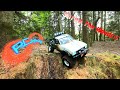 RC Crawler Shreds the Woods!! SCX10 2