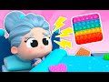 雪の女王は眠れない！😴 子供向けの面白いアニメ | インクレディテールズ