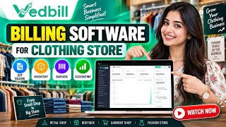 Free Billing Software for Clothing Store | Billing, Inventory & Accounting | VedBill screenshot 3