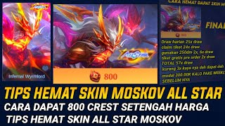 CARA HEMAT DRAW DAPETIN SKIN ALL STAR MOSKOV INFERNAL WYRMLORD HANYA SETENGAH HARGA DI JAMIN DAPAT