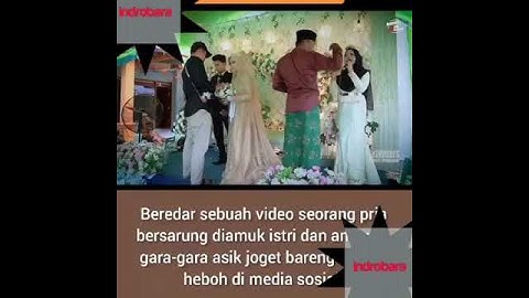 istri ngamuk, saat suami nyawer biduan