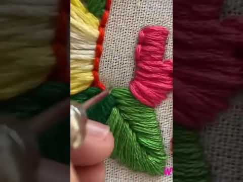 Bordado con aguja mágica. #bordandoarte #embroidery #stitching #bordadofantasia #agujamagica