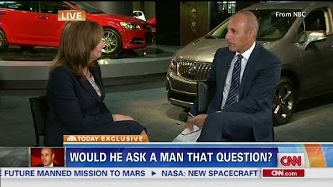 Lauer criticized for GM CEO interview