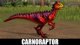 CARNORAPTOR MAX LEVEL 40 - Jurassic World The Game