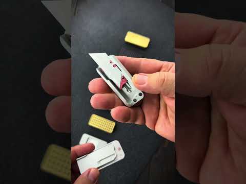 Rivery Zero V2 - Manual OTF Utility Knife - Available at GPKNIVES.com! 