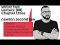 Physics | senior two | chapter two | Newton first law |lecture 08-المحاضره الثامنه الثاني الثانوي