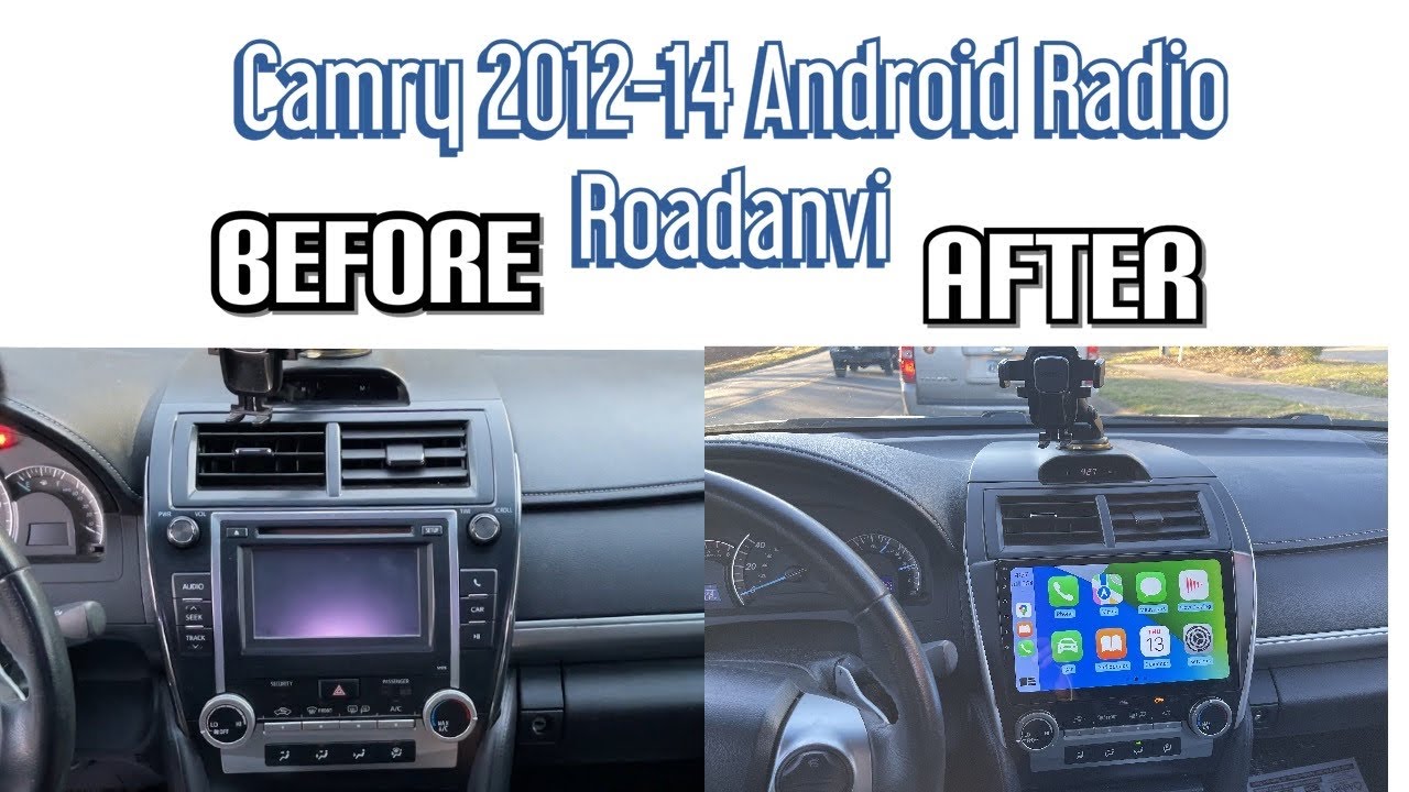 Amazing Head unit for Camry 2012 to 2014 | Full Installation I Roadanvi I Apple CarPlay