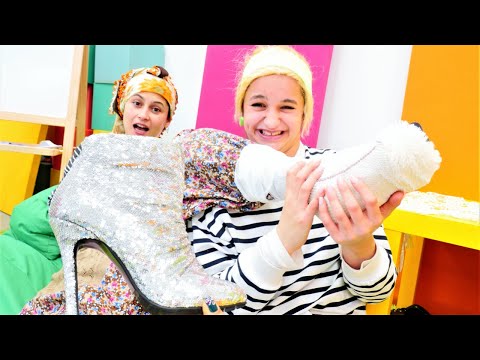 Reyhan abla Daria'nın getirdiği ayakkabı ile ayağını kırıyor! Komik video