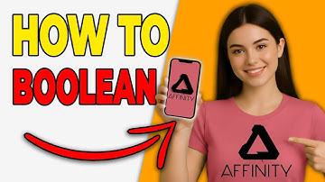 How To Use Shapes And Boolean Tools In Affinity (2025 GUIDE)