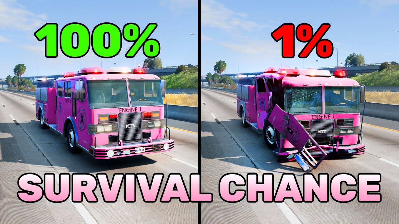 Best Of BeamNG.drive Realistic Crashes #11 | Epic Survival Chance Test