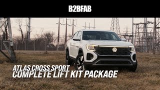 B2BFAB VW Atlas Cross Sport Complete Lift Kit Package Install