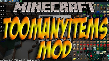 Minecraft 1.5.1 - Como Instalar TOO MANY ITEMS MOD - ESPAÑOL [HD] 1080p
