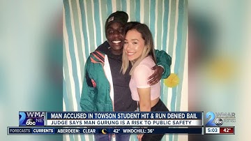 Man accused in Towson student hit and run crash denied bail