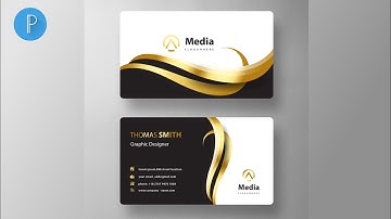 How to design business card with PixelLab | PixelLab Tutorial 2023